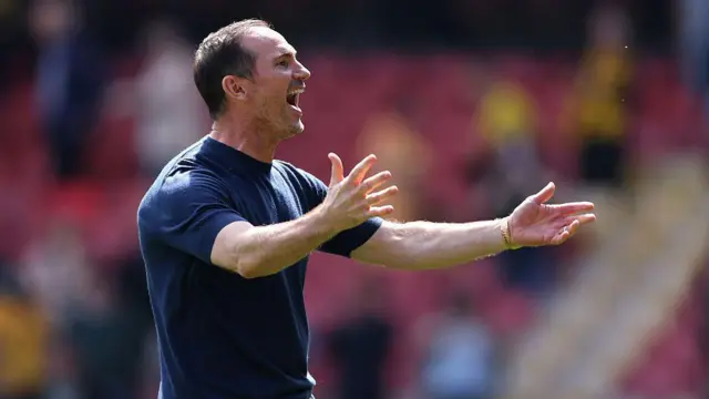 Frank Lampard celebrates