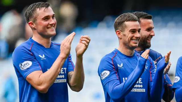 Rangers celebrate