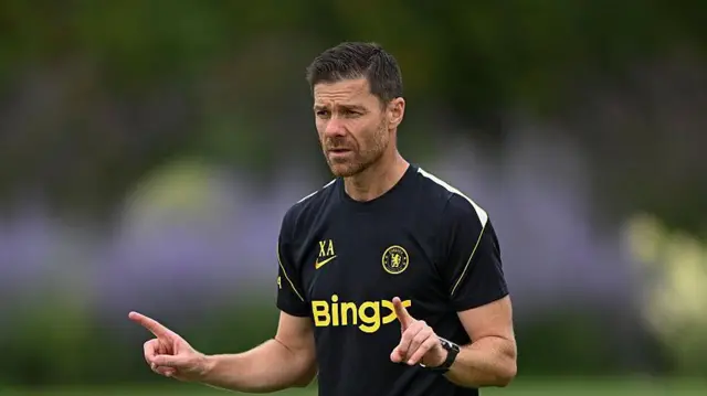 Chelsea manager Xabi Alonso