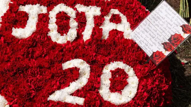 Michael Edwards and his family's' written tribute to Jota, which says: "Down to earth, determined, a great finisher and above all loved and respected by all who knew him. He gave everything to the team, with quiet strength and unwavering humility. His impact reached far beyond the pitch."
