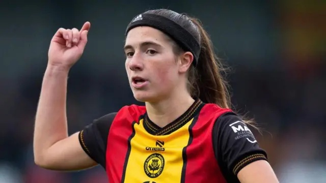 Lucy Sinclair is back at Motherwell after spells at Hamilton and Partick Thistle