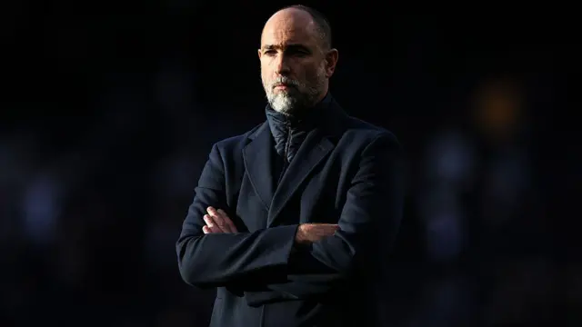 Igor Tudor Head coach of Tottenham Hotspur looks on