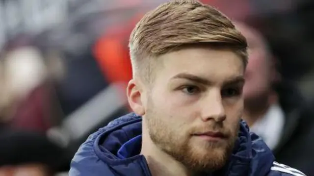 Henry Cartwright of Leicester City during the Premier League match between Newcastle United and Leicester City
