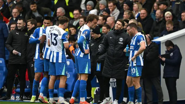 Fabian Hurzler talks to his players