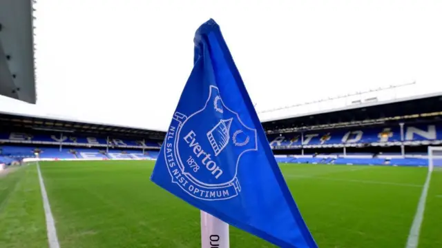 Everton corner flag