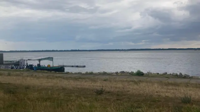A photo of the river Danube