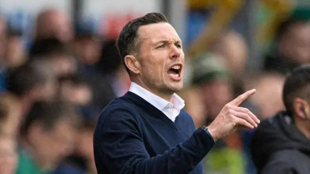 DINGWALL, SCOTLAND - SEPTEMBER 14: Ross County manager Don Cowie during a William Hill Premiership match between Ross County and Dundee at the Global Energy Stadium, on September 14, 2024, in Dingwall, Scotland. (Photo by Paul Devlin / SNS Group)