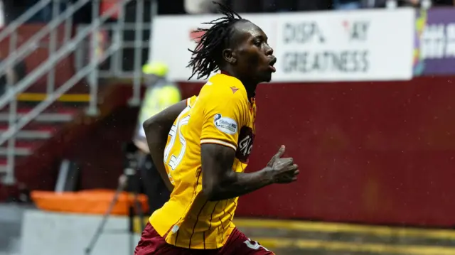 Emmanuel Longelo has scored three goals in four games for Motherwell