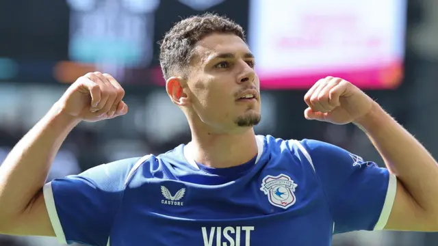 Yousef Salech scored twice in the first round against Swindon Town