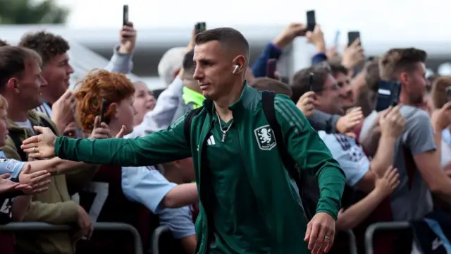 Lucas Digne of Aston Villa