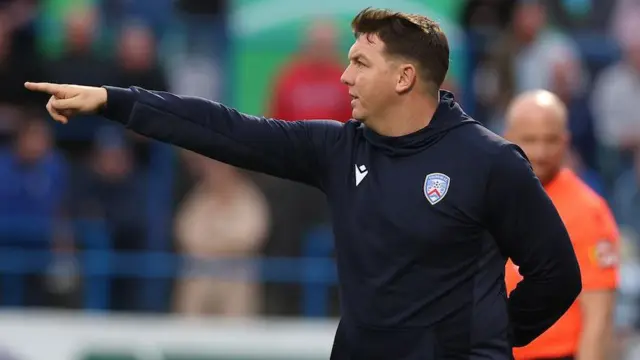 Coleraine assistant Kevin Deery