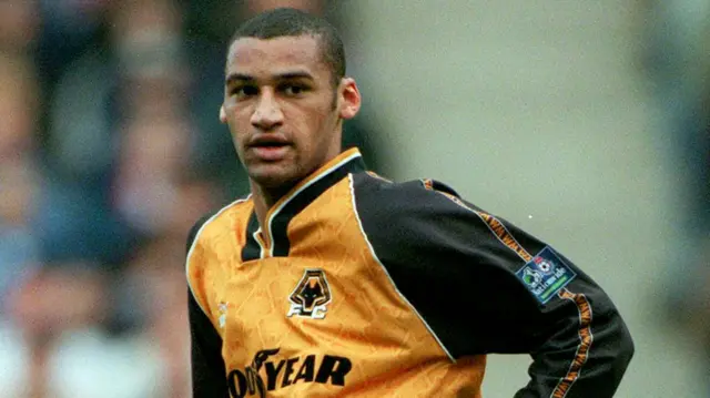 Dean Richards in action for Wolves