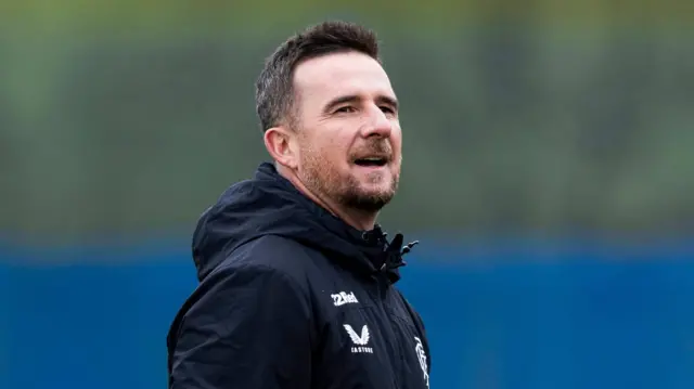 Barry Ferguson in Rangers training