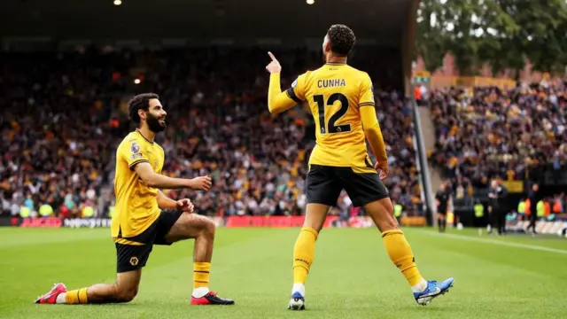 Matheus Cunha and Rayan Ait-Nouri