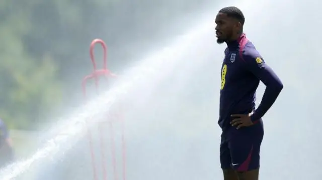 Ivan Toney in England training