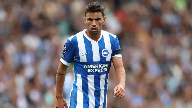 Matt O'Riley playing for Brighton