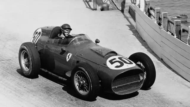 Tony Brooks's 1959 Ferrari on the streets of Monaco