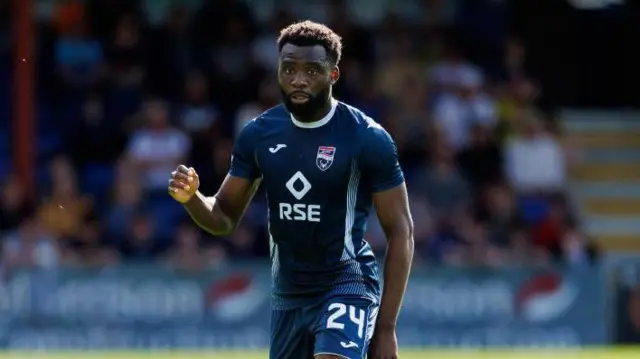 Michee Efete in action for Ross County