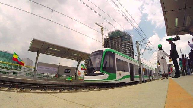 Tram in Addis Ababa