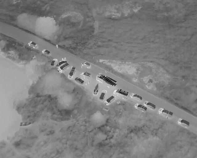 Thermal image from Assynt MRT drone