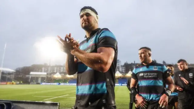 Alex Samuel after Glasgow's win over Bulls