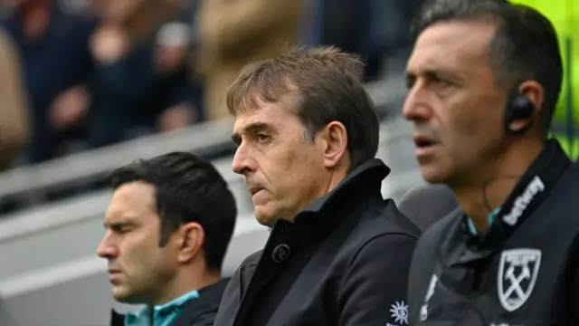 Julen Lopetegui managing West Ham United