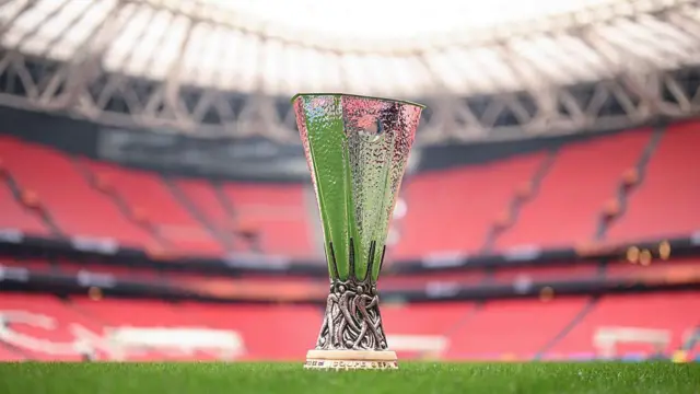 2024-25 Europa League trophy