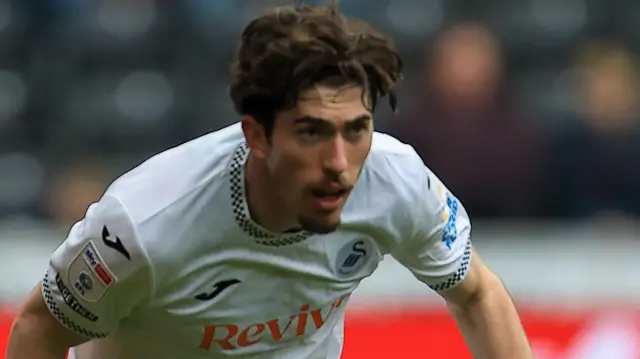 Josh Key in action this season 