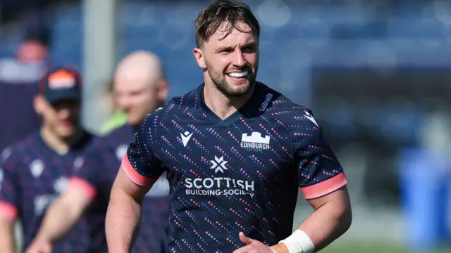 Ben Muncaster is one of five Edinburgh changes for the visit of Sharks to Hive Stadium