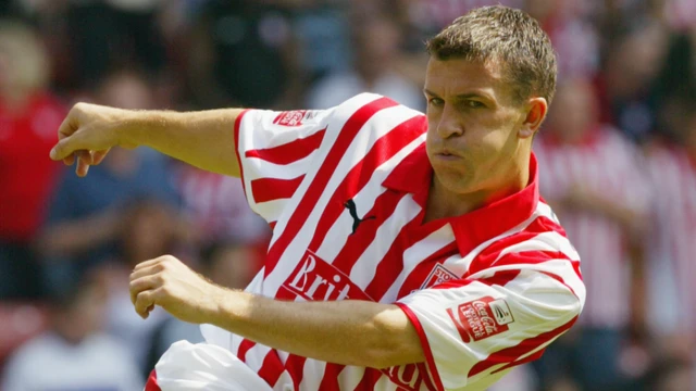 Dave Brammer playing for Stoke City