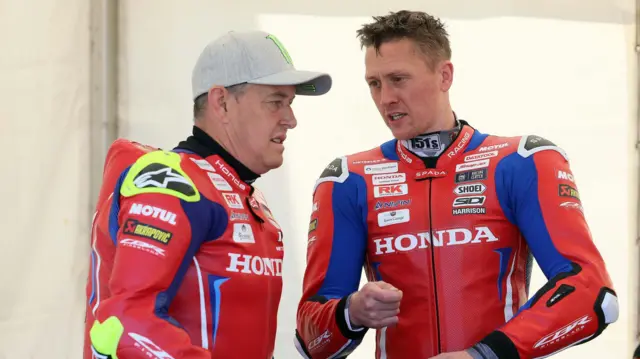 John McGuinness and Dean Harrison