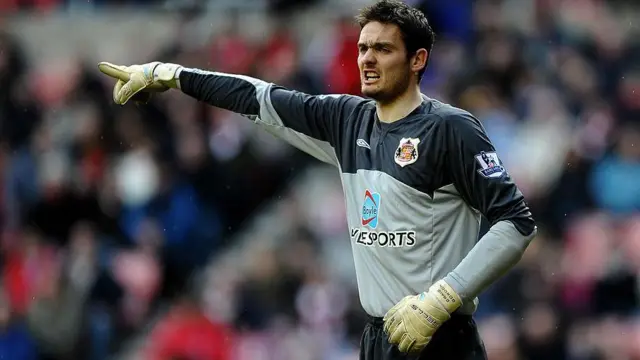 Craig Gordon pictured during his Sunderland playing days