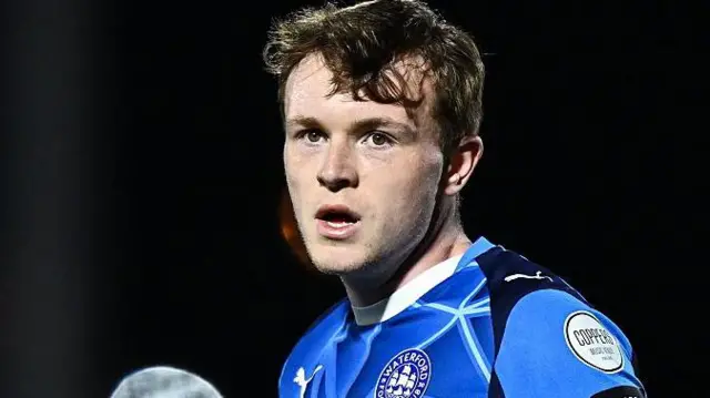 Conor Carty in blue Waterford shirt