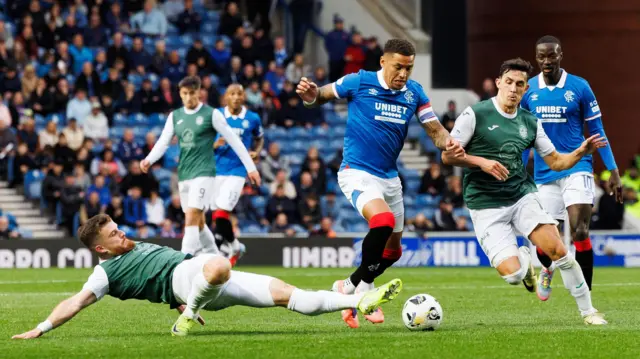 Rangers were 2-0 winners in last month's League Cup quarter-final at Ibrox