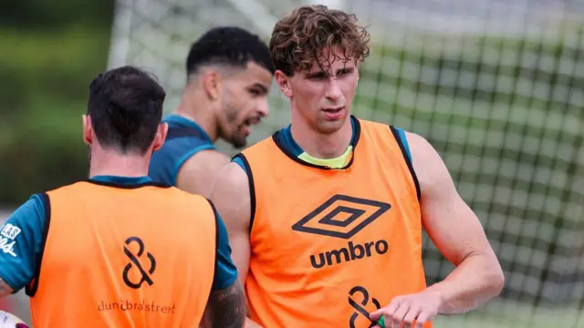 Illia Zabarnyi in Bournemouth training