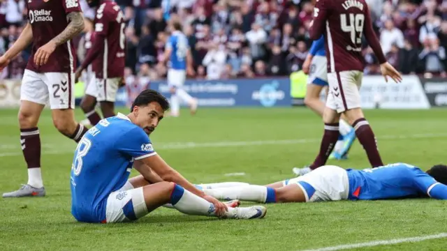 Bojan Miovski looks dejected