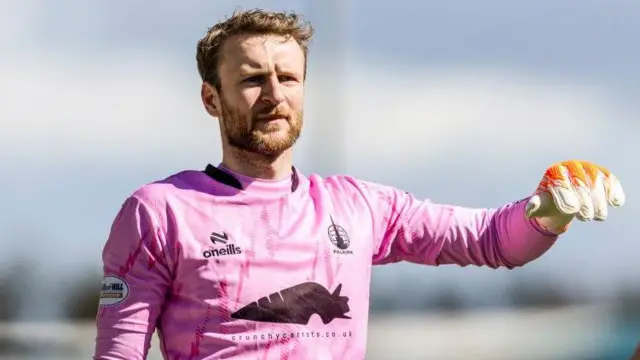 Falkirk goalkeeper Scott Bain