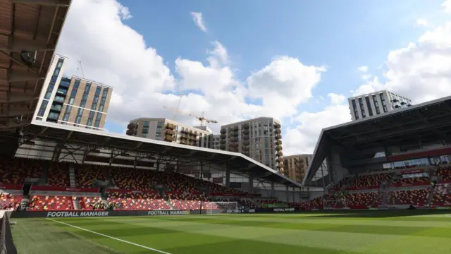 G-tech Community Stadium inside on a sunny day