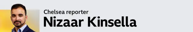 Chelsea reporter Nizaar Kinsella picture byline banner