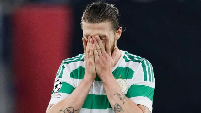 Kasper Hogh looks dejected
