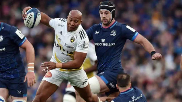 Teddy Thomas in action for La Rochelle against Leinster