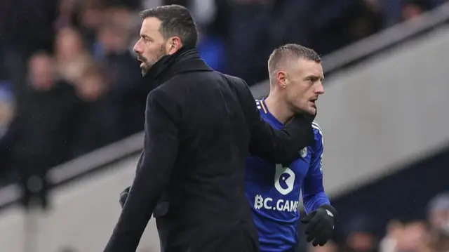Ruud van Nistelrooy and Jamie Vardy