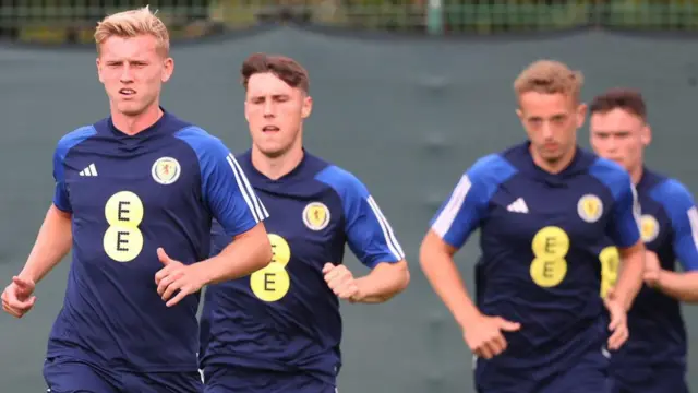 Josh Doig leads Scotland warm-up