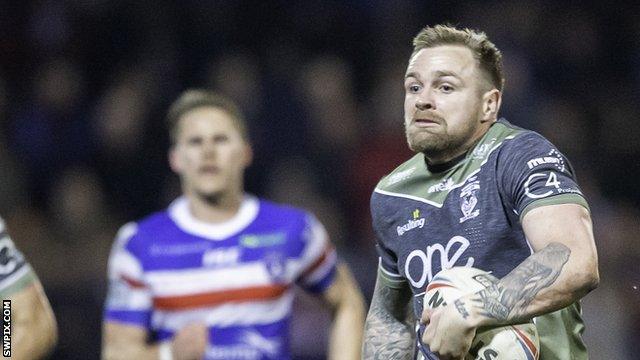 Warrington's Blake Austin scored a try and assist in their narrow win at Wakefield