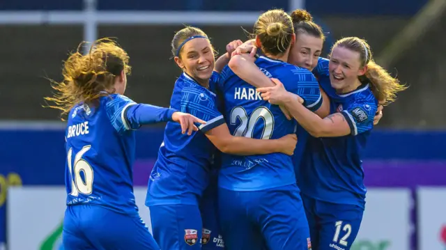 Montrose players celebrate