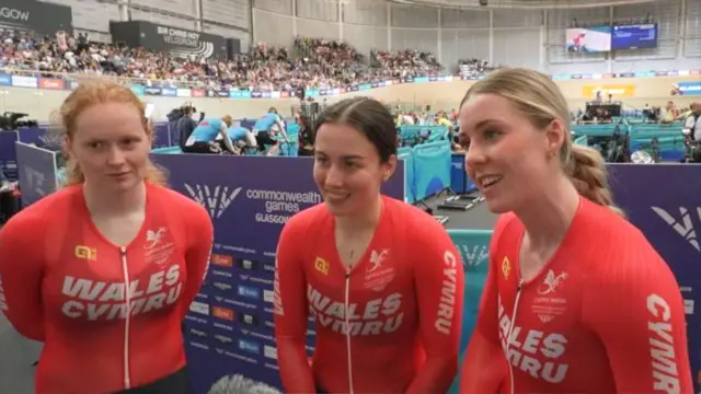 Wales sprint cycling team