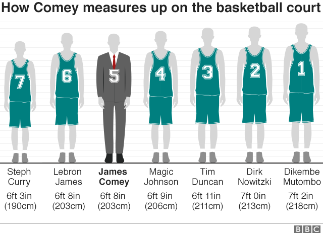 Graphic measures basketball players height