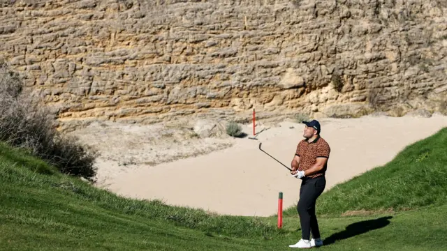 Ellis Genge during the British and Irish Lions golf day 
