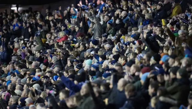 Crowd at Scotland v England