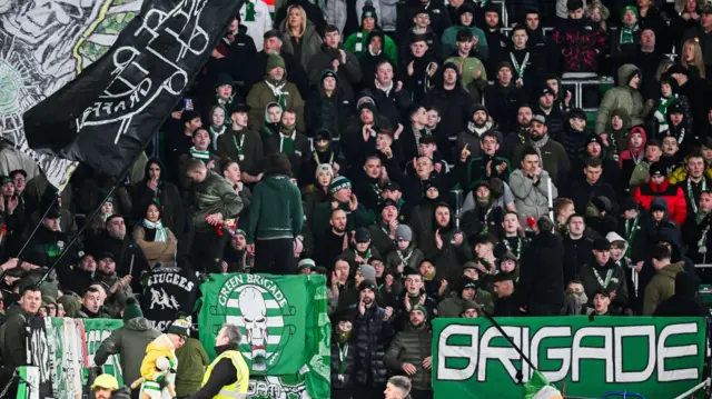 The Green Brigade at Celtic Park